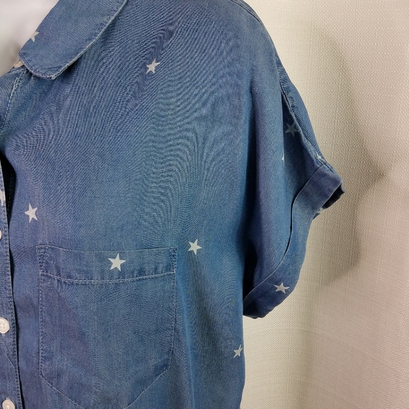 Thread & Supply chambray stars button up shirt - Picture 6 of 6